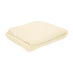 Little Dutch Wiegdeken Gebreid Pure - 70 x 100 cm - Soft White | Babypark