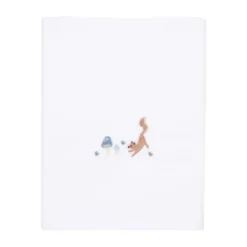 Little Dutch Wieglaken Geborduurd Paddenstoelen - 70 x 100 cm | Babypark