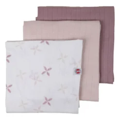 Lodger Hydrofieldoek - 3 Stuks - 70 x 70 cm - Matcha - Rose