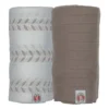 Lodger Hydrofieldoek - 2 Stuks - 110 x 110 cm - Matcha - Birch / Buffalo