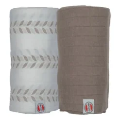 Lodger Hydrofieldoek - 2 Stuks - 110 x 110 cm - Matcha - Birch / Buffalo