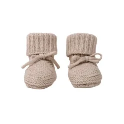 Lodger Knit Slofjes - 0-6 mnd - Birch