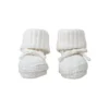 Lodger Knit Slofjes - 0-6 mnd - Cloud Dancer