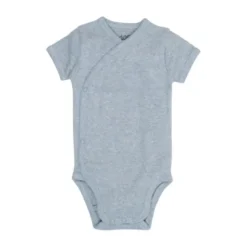 Lodger Melange Romper Korte Mouw - Maat 62 - Blue Fogg