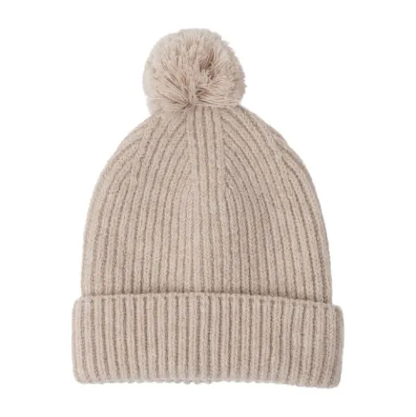 Lodger Mutsje - Merinowol - Beige - 3-6 mnd