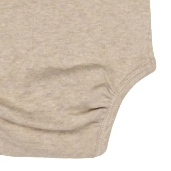 Lodger Overslagromper Korte Mouw - Maat 56 - Melange Beige