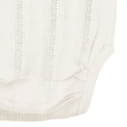 Lodger Romper Lange Mouw Pointelle - Maat 50 - Cream