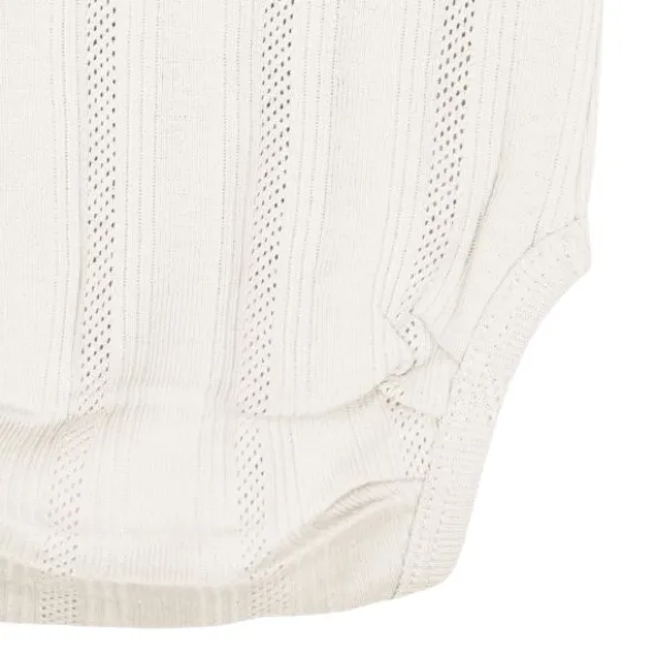 Lodger Romper Lange Mouw Pointelle - Maat 50 - Cream