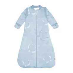 Lodger Slaapzak Hopper Met Afristbare Mouwen - Maat 86/98 - Matcha Blue Fogg