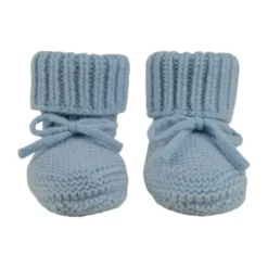 Lodger Slofjes - Merino Wool - Blue Fogg - 6-12M