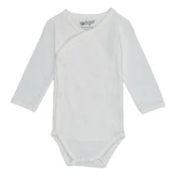 Lodger Solid Overslagromper Lange Mouw - Mt. 62 - Cloud Dancer