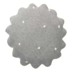 Lorena Canals Biscuit Kussen – Rond – Grijs