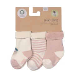 Lässig Badstof Sokken GOTS 3 pcs - Duck - Maat 12‑14