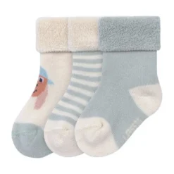 Lässig Badstof Sokken GOTS 3 pcs - Duck - Maat 12‑14