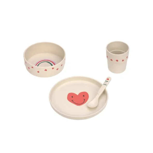 Lässig Eetset - Happy Rascals - Heart Lavender