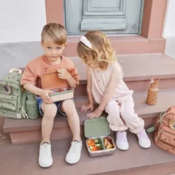 Lässig Happy Prints Lunchbox Light Olive Roestvrijstaal