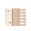 Lässig Tiny Team Swaddle & Burp Doeken - 3 Stuks - 60 x 60 cm - Mushroom