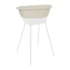 Luma Badje + Badstandaard - Almond/White