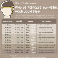 Maesy Zonnebril - Bowi - 1 t/m 3 jaar - Beige Ecru