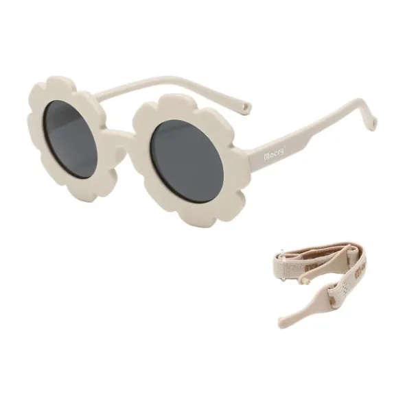 Maesy Zonnebril - Fleur - 1 t/m 3 jaar - Beige Ecru