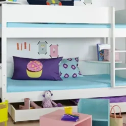 Manis-h HODER Stapelbed Combinatie met Lattenbodem - 90 x 160 cm