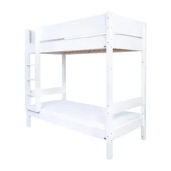 Manis-h MAIA Combinatie Hoog Stapelbed Met 2*Lattenbodem - 90 x 160 cm