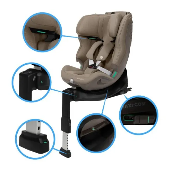 Maxi-Cosi Emerald 360 Plus Autostoel - Authentic Truffle
