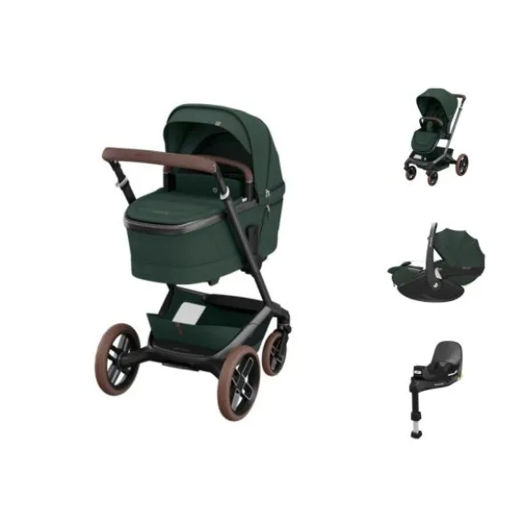Maxi-Cosi Fame Kinderwagen 3-in-1 | Autostoel Pebble 360 Pro2 - Twillic Green
