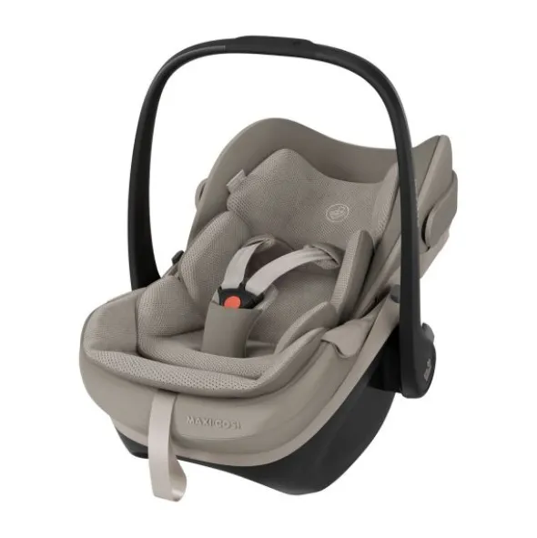 Maxi-Cosi Fame Kinderwagen - Oak Truffle | Maxi-Cosi Pebble Slide Pro Autostoel | FamilyFix Slide Pro