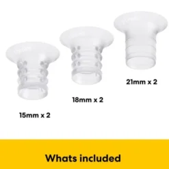 Medela Siliconen Inserts Voor 24 mm Borstschild