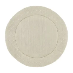 Meyco Baby Knots Boxkleed Rond - ⌀95cm - Soft Sand