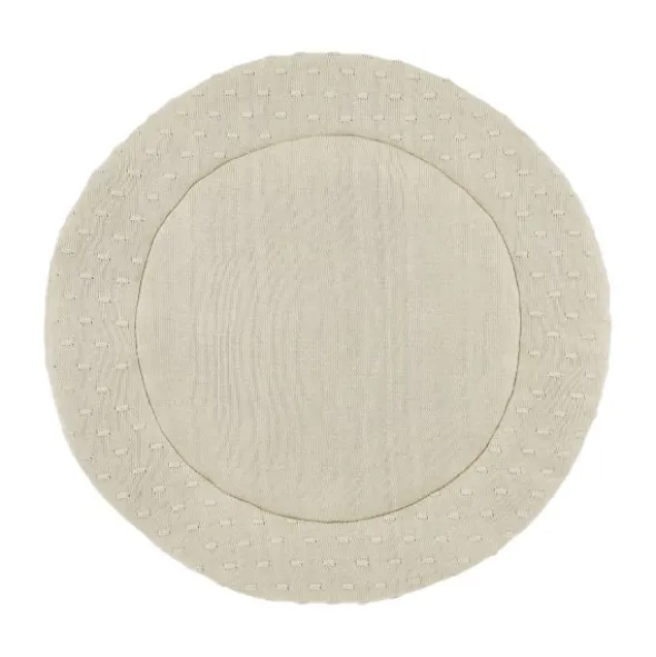 Meyco Baby Knots Boxkleed Rond - ⌀95cm - Soft Sand