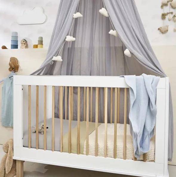 Meyco Baby Ledikantlaken - 100 x 150 cm - Pre-washed Hydrofiel - Offwhite
