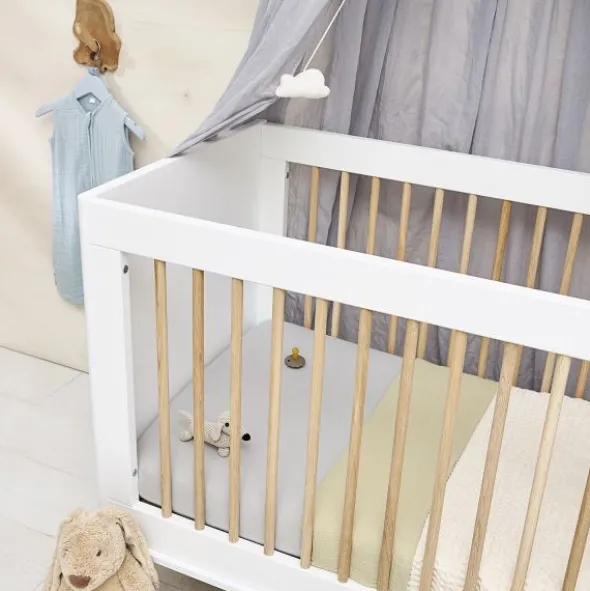 Meyco Baby Ledikantlaken - 100 x 150 cm - Pre-washed Hydrofiel - Offwhite
