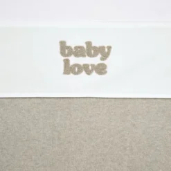 Meyco Baby Love Wieglaken - 100 x 150 cm - Sand Melange