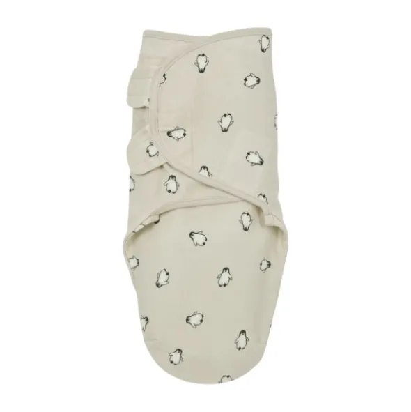 Meyco Baby Penguin Inbakerdoek - 4-6 Mnd - Soft Sand