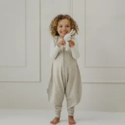 Meyco Baby Slaapzak Jumper - Studio - Merinowol Sand Melange - 104 cm