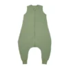 Meyco Baby Slaapzak Jumper Winter Hydrofiel Uni Pre-Washed Olive Green 80 cm