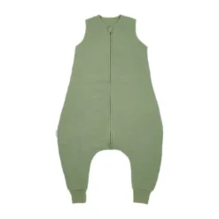 Meyco Baby Slaapzak Jumper Winter Hydrofiel Uni Pre-Washed Olive Green 80 cm