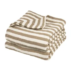 Meyco Baby Sweet Heart Hydrofiele Doeken - 2-Pack - 70x70 cm - Soft Sand/Black
