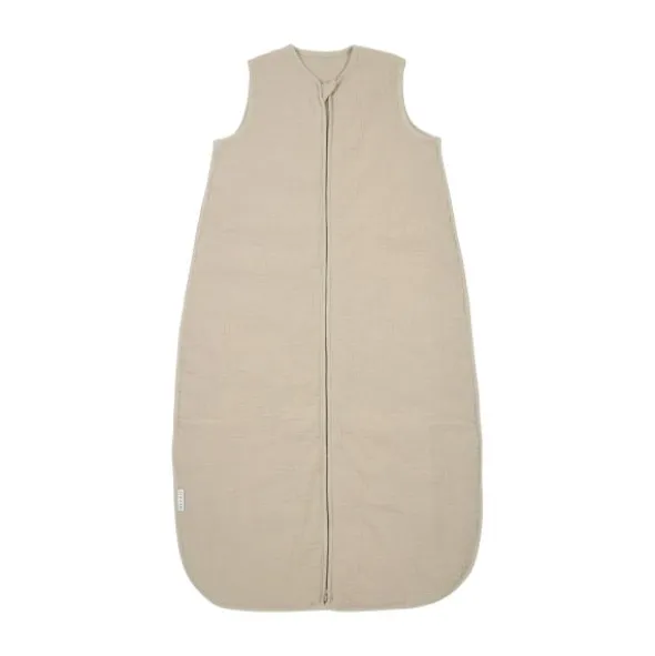 Meyco Baby Uni Baby Slaapzak Gevoerd - 110cm Pre-Washed Hydrofiel - Sand