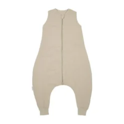 Meyco Baby Uni baby winter slaapoverall jumper - pre-washed hydrofiel - sand - 92cm