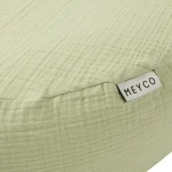 Meyco Baby Uni relaxhoes voor voedingskussen - pre-washed hydrofiel - soft olive 259.000.70.00