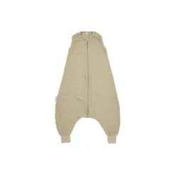 Meyco Baby Uni Zomer Slaapoverall Jumper - 80 cm - Pre-Washed Hydrofiel - Sand