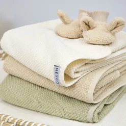 Meyco Badcape Popcorn - Badstof - 75x75 cm - Naturel