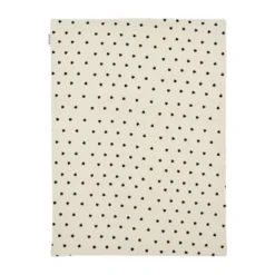 Meyco Deken Borduur Pre-Washed - Sweet Heart - Soft Sand - 100 x 150 cm