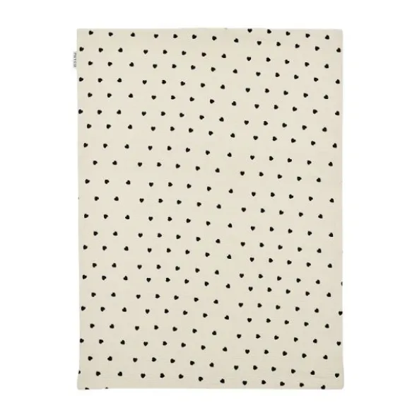 Meyco Deken Borduur Pre-Washed - Sweet Heart - Soft Sand - 100 x 150 cm