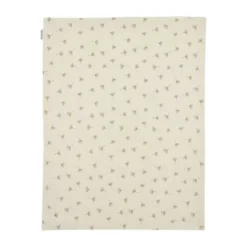 Meyco Deken Borduur Pre-Washed - Ginkgo - Soft Sand - 100 x 150 cm