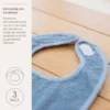 Meyco - Fat Stripe - Slabben - Jeans Blue 3-Pack