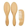 Meyco Kapset - 3-Delig - Bamboe - Stripe Natural/Walnut
